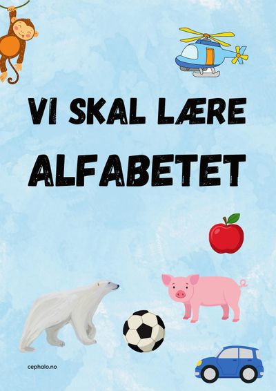 Øve på alfabetet